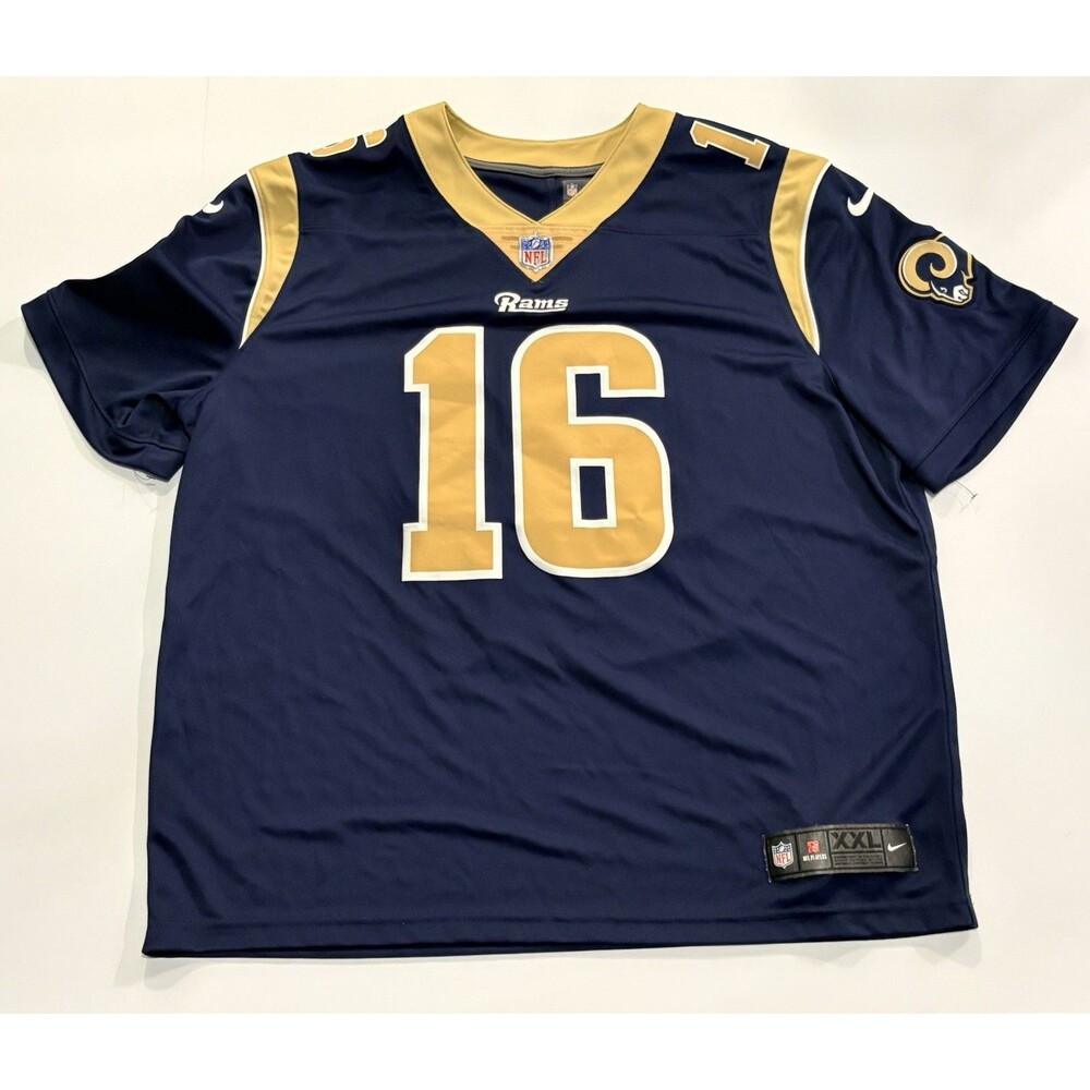 Nike NFL On Field Apparel Mens XXL Jared Goff LA Rams Jersey #16